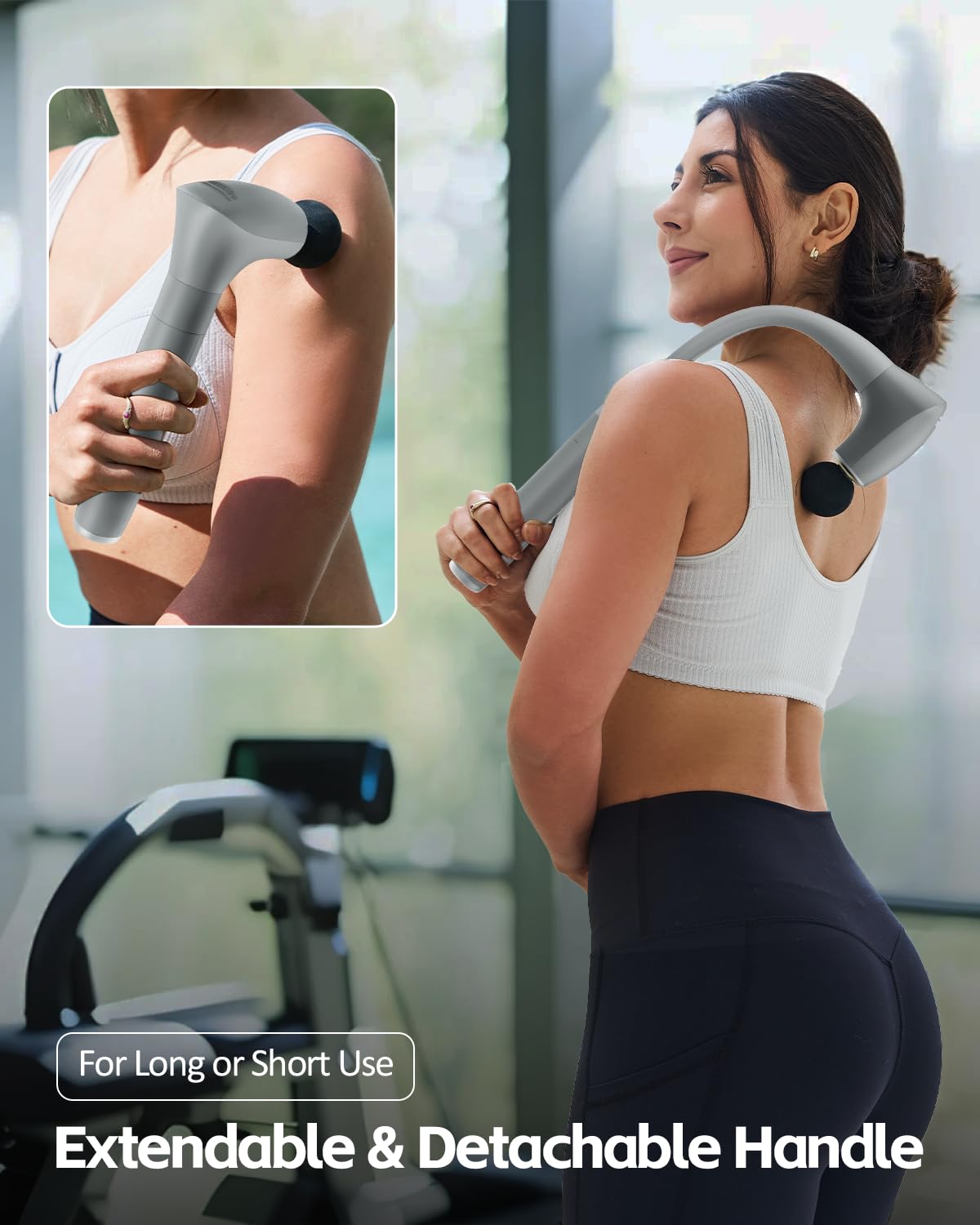 CAREKING flat head attachment for broad muscle relief