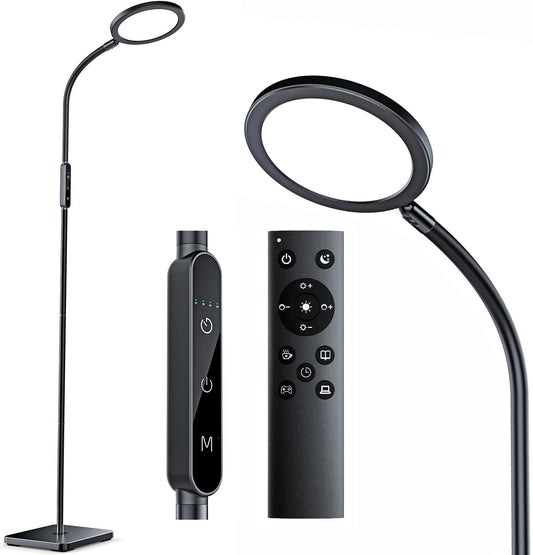 CAREMORR Light Therapy Lamp delivering full-spectrum light at 11000 Lux for room illumination