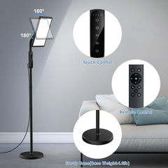CareMORR full-spectrum daylight lamp ideal for home office and living areas.