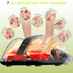 CARESKYpro foot massager heat therapy levels warm feet for comfort