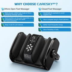 CARESKYpro Massager heat up to 125F provides on-demand warmth for soothing sessions