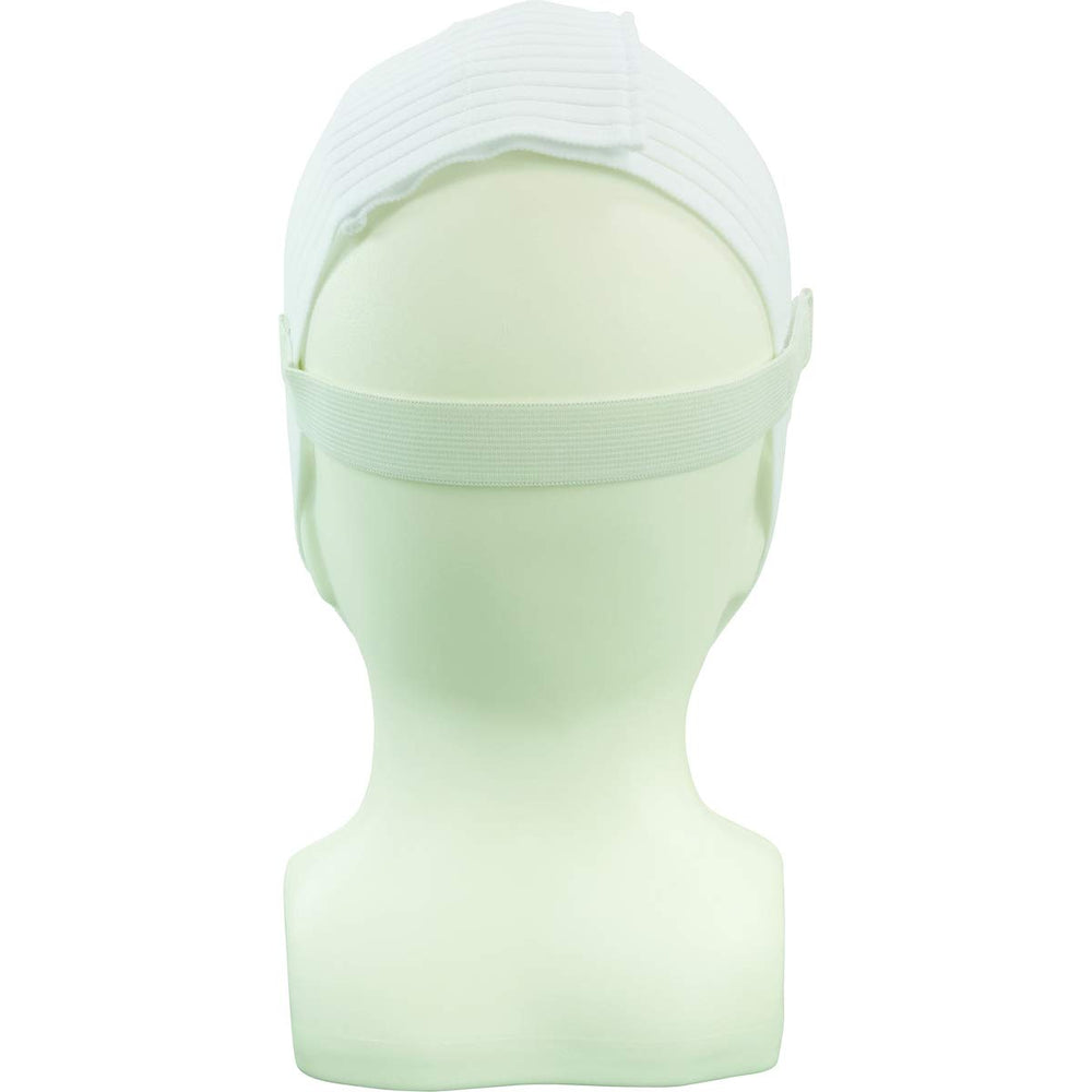 Close-up of Carex CPAP chin strap fabric showing soft, breathable material.