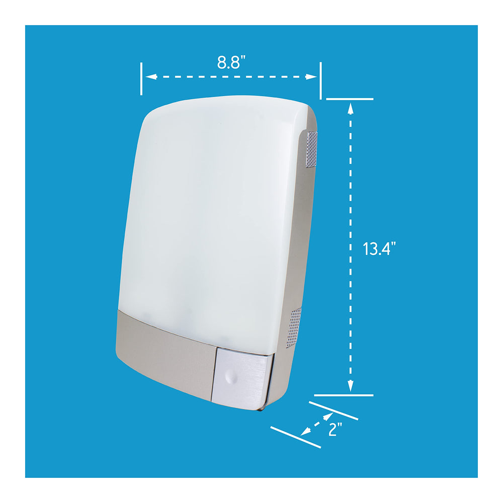 Carex Sunlite height-adjustable lamp supports flexible placement in small rooms