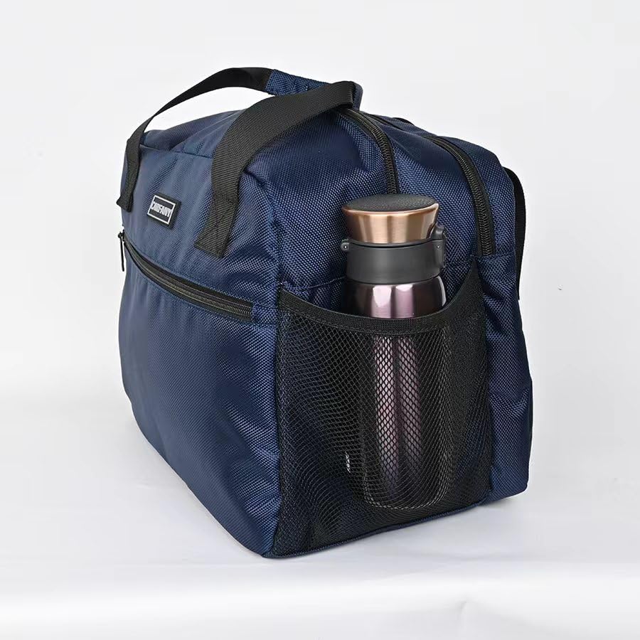 Carfany CPAP bag laptop compartment accommodates 14-inch laptop with padding.