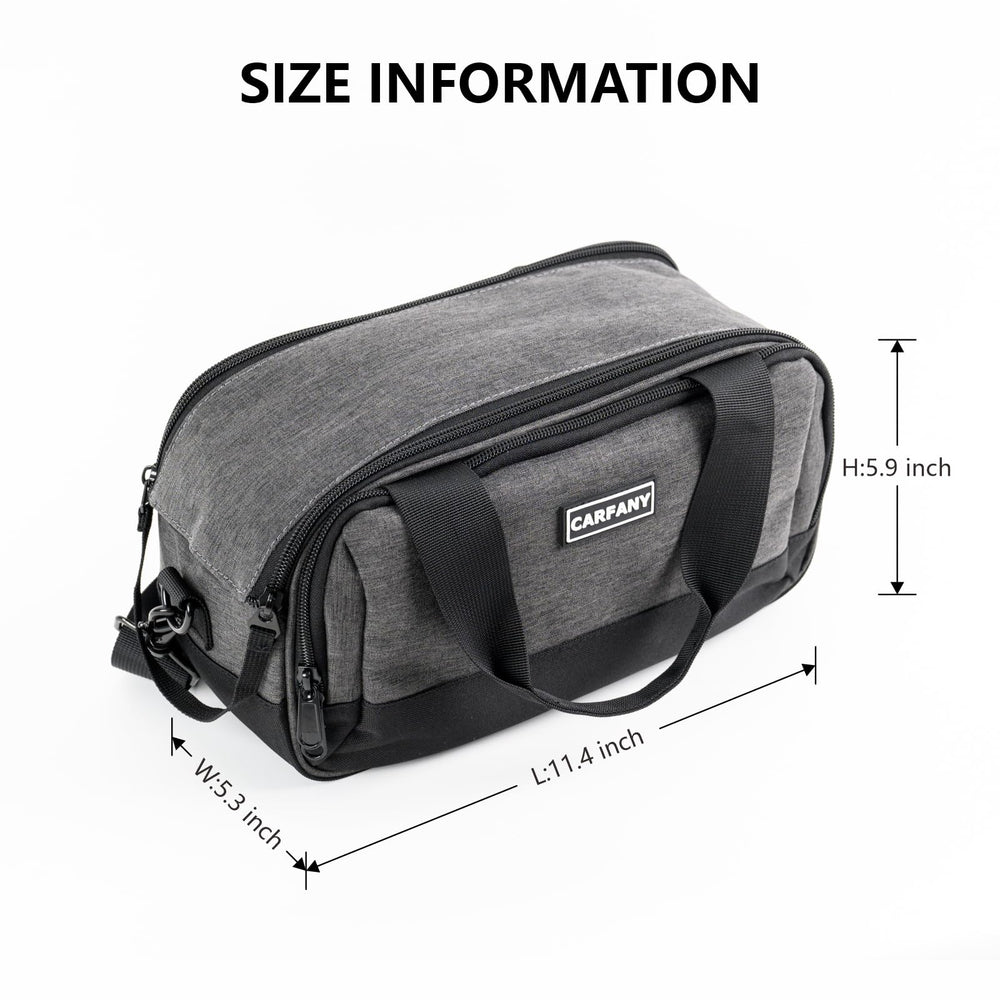Carfany CPAP bag mesh pocket organizing mask and hose efficiently