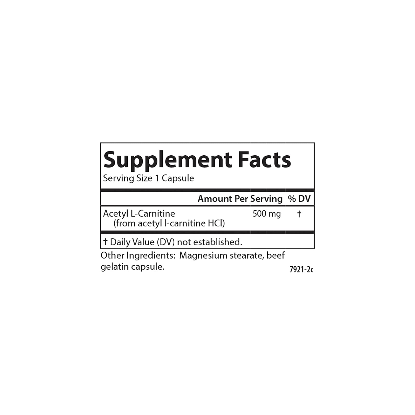 Carlson Acetyl L-Carnitine bottle on desk, ready for daily routine.