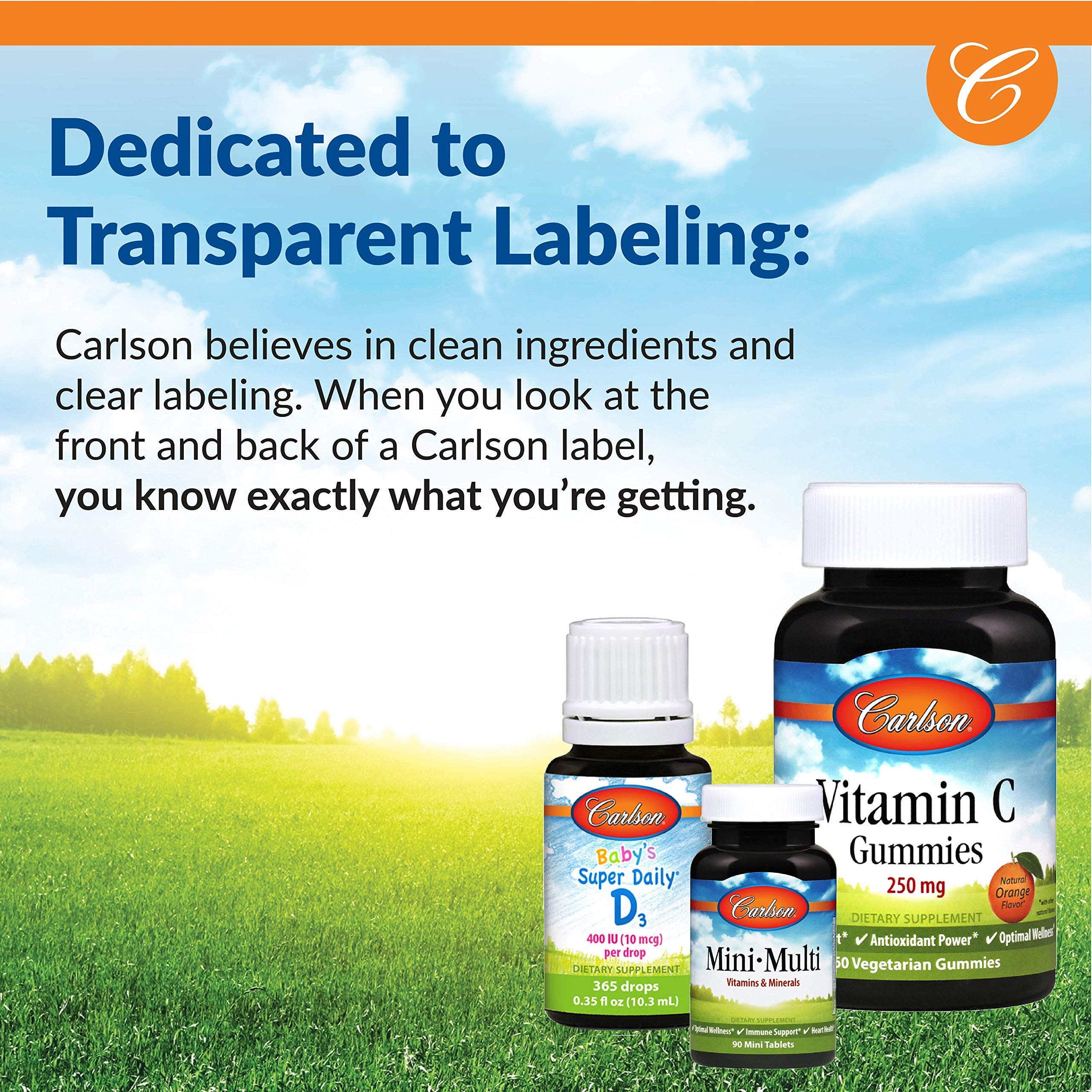 Carlson Blood Nutrients closeup iron content annotation