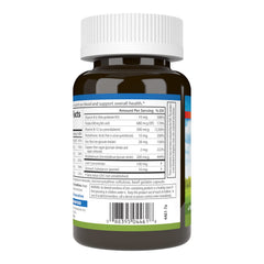 Carlson Blood Nutrients label highlighting iron content and blend