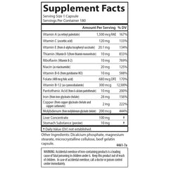 Carlson Blood Nutrients pour shot showing easy dosing
