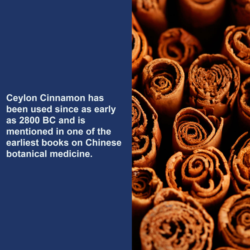 Carlson Ceylon Cinnamon capsules pour for simple daily dosage.