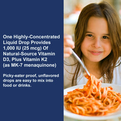 MK-7 vitamin K2 supports daily supplementation in kids.