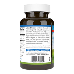 Carlson kale and spirulina greens blend visual suggesting antioxidant support.