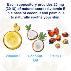 Cruelty-free Carlson Key-E Suppositories not tested on animals.
