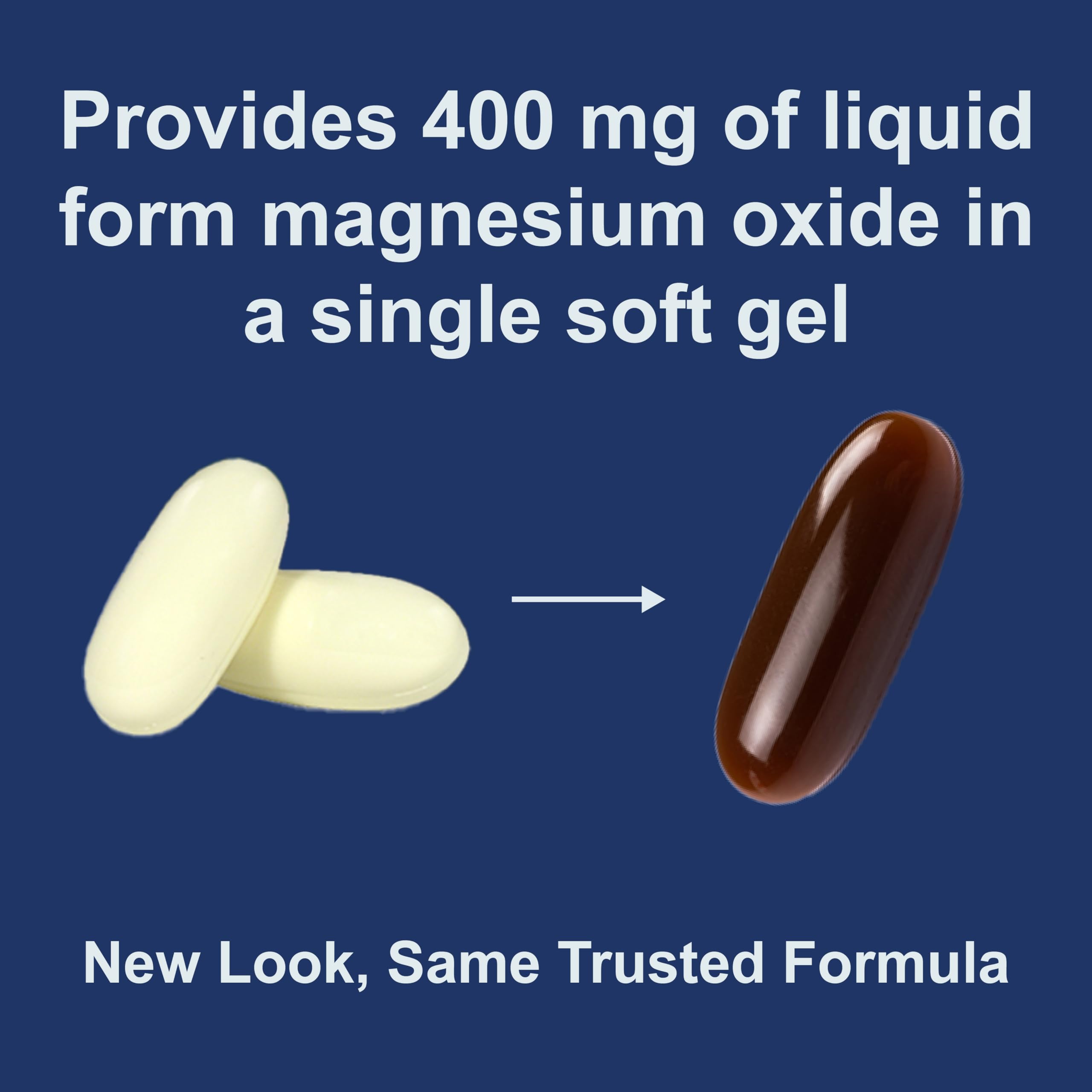 Carlson Magnesium Gels bottle back label showing dosage details.