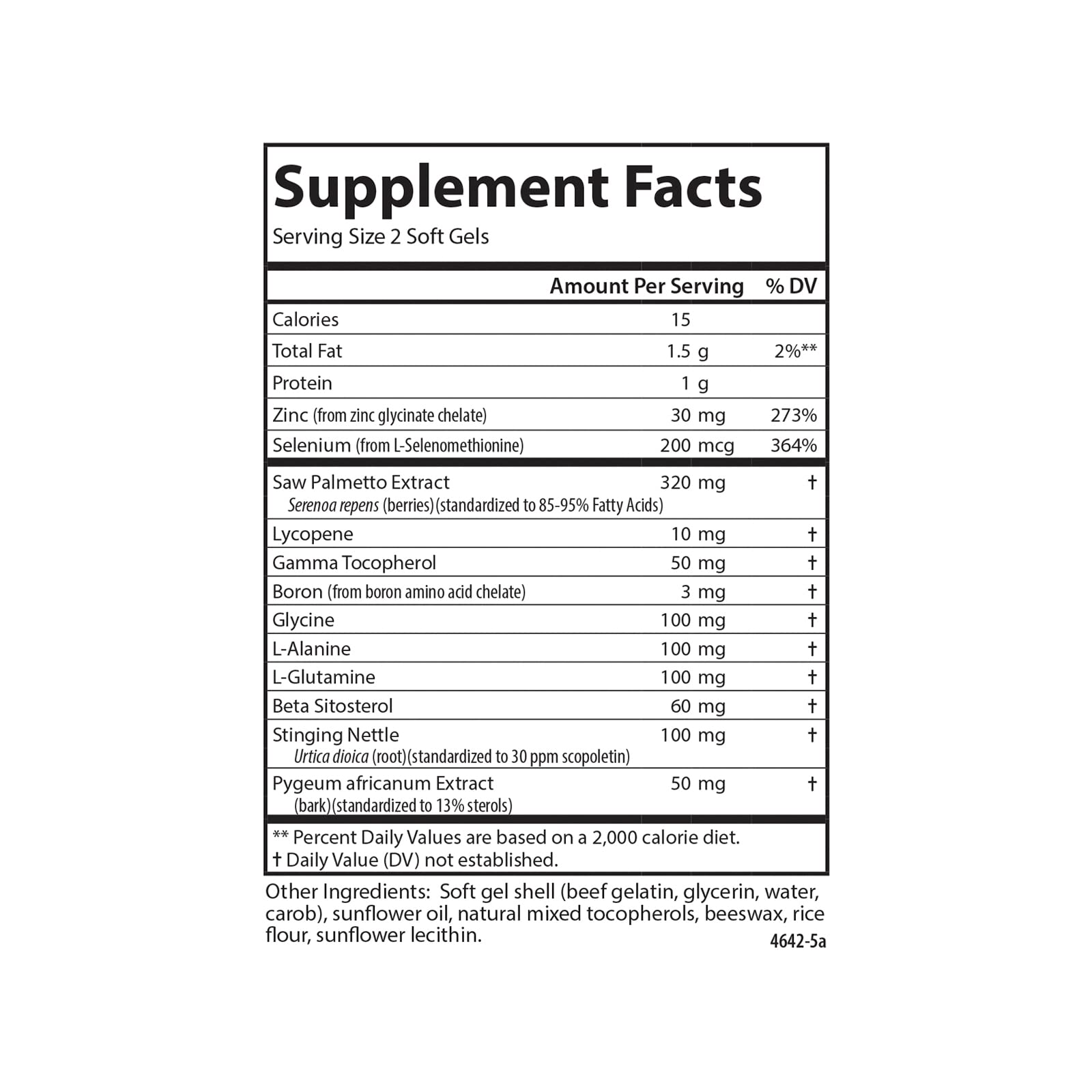 Carlson Nutra-Support Prostate nettle close-up highlighting natural nutrients