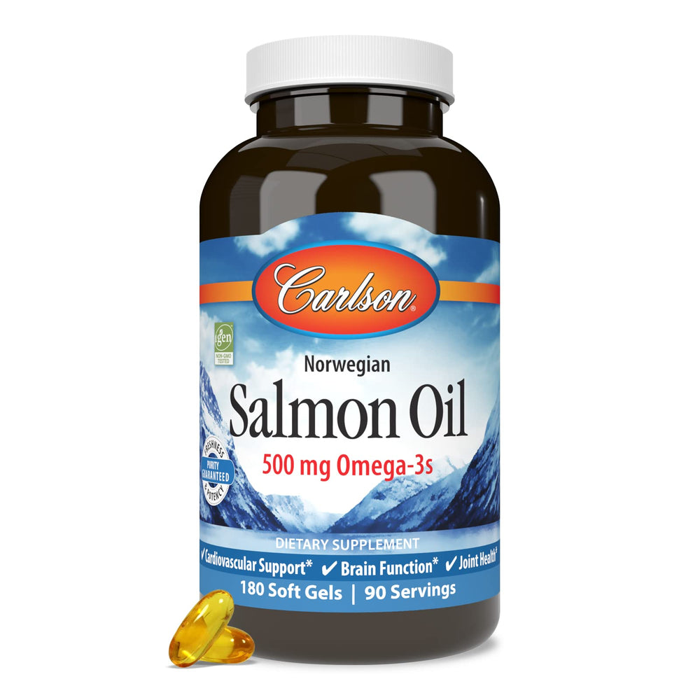 Carlson Salmon Oil pour spout closeup for convenient daily use