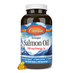 Carlson Salmon Oil pour spout closeup for convenient daily use