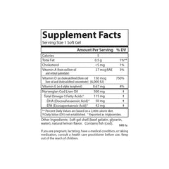 Wild-caught omega-3 source concept for Carlson Solar D Gems