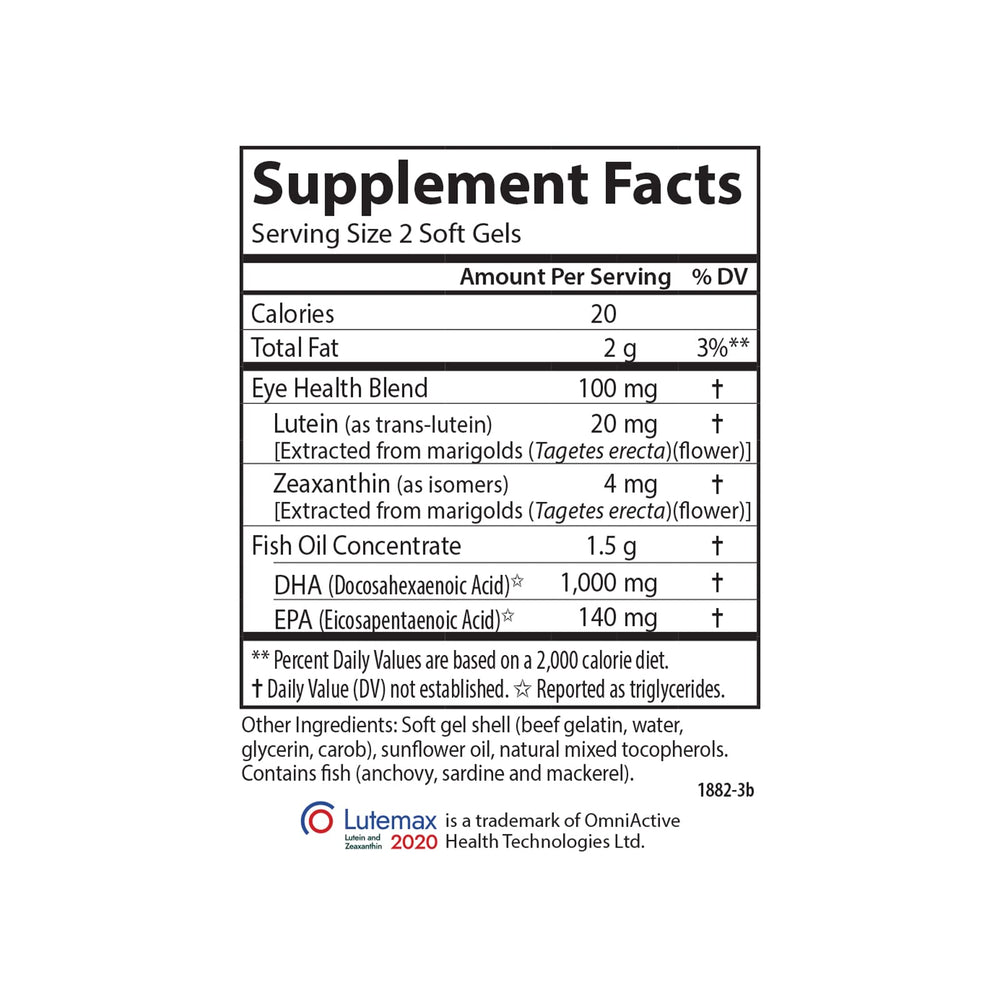 Front packaging of Carlson supplement highlighting freshness and potency.