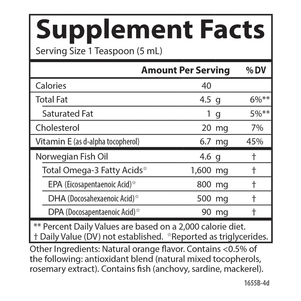 Carlson The Very Finest Fish Oil sustainability label reflects responsible sourcing