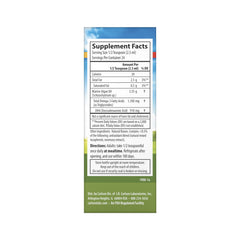 Carlson Vegetarian DHA close-up highlighting purity and lemon flavor.