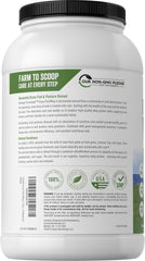 Carlyle grass-fed whey protein scoop ready for shakes.