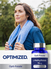 Ingredient panel of Carlyle L-Methylfolate 15mg highlighting premium quality ingredients.