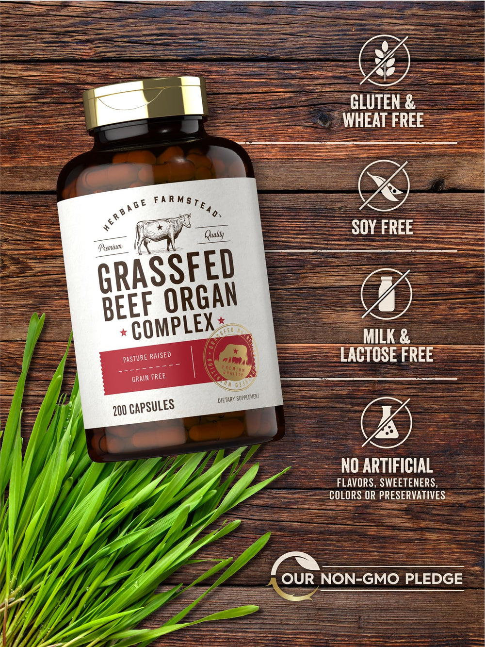 Carlyle lab-tested seal assuring trusted ingredients and quality.