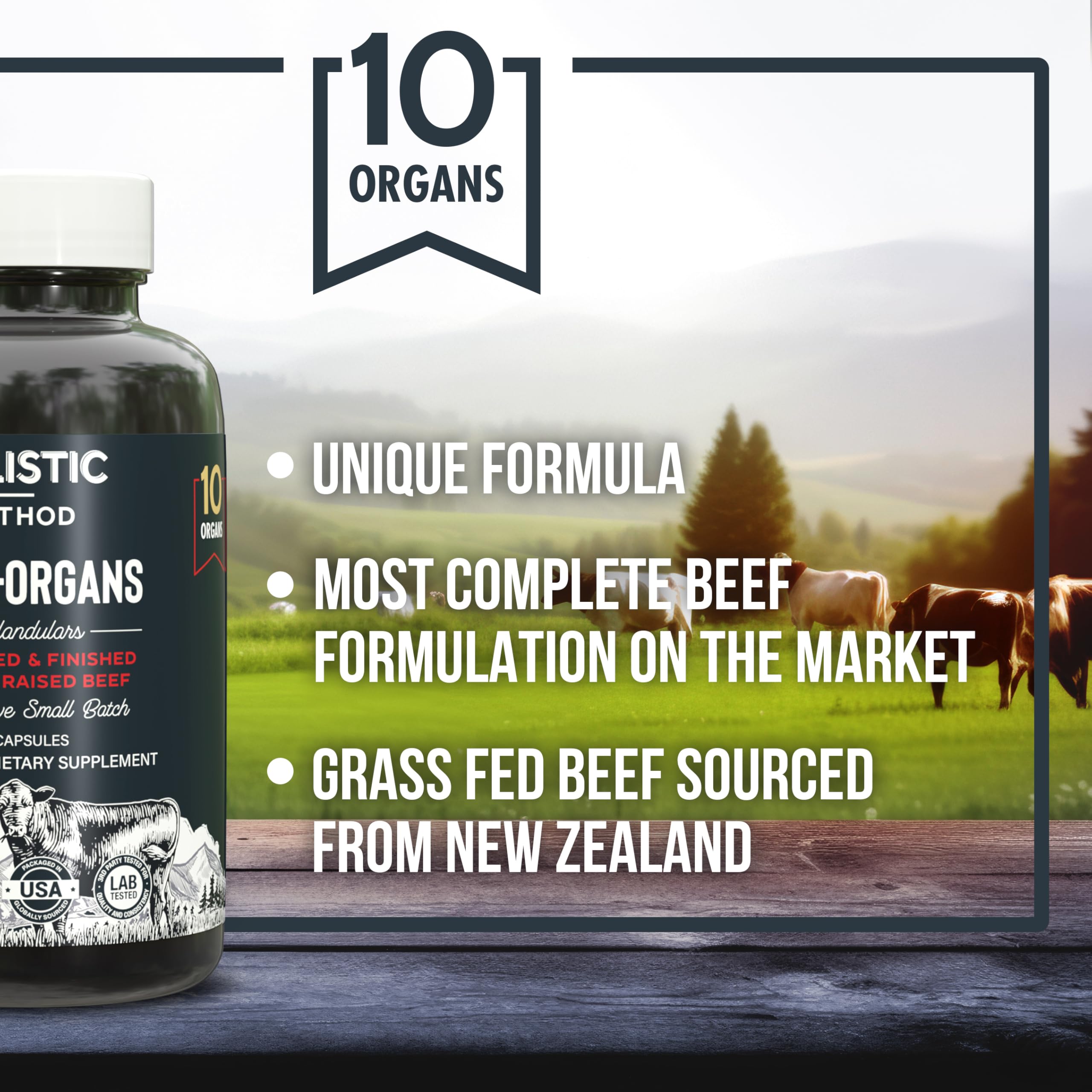 New Zealand grass-fed sourcing emphasis for Carnivore Method organs