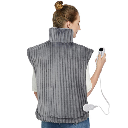 CAROMIO heating pad back and shoulder coverage delivers soothing warmth.
