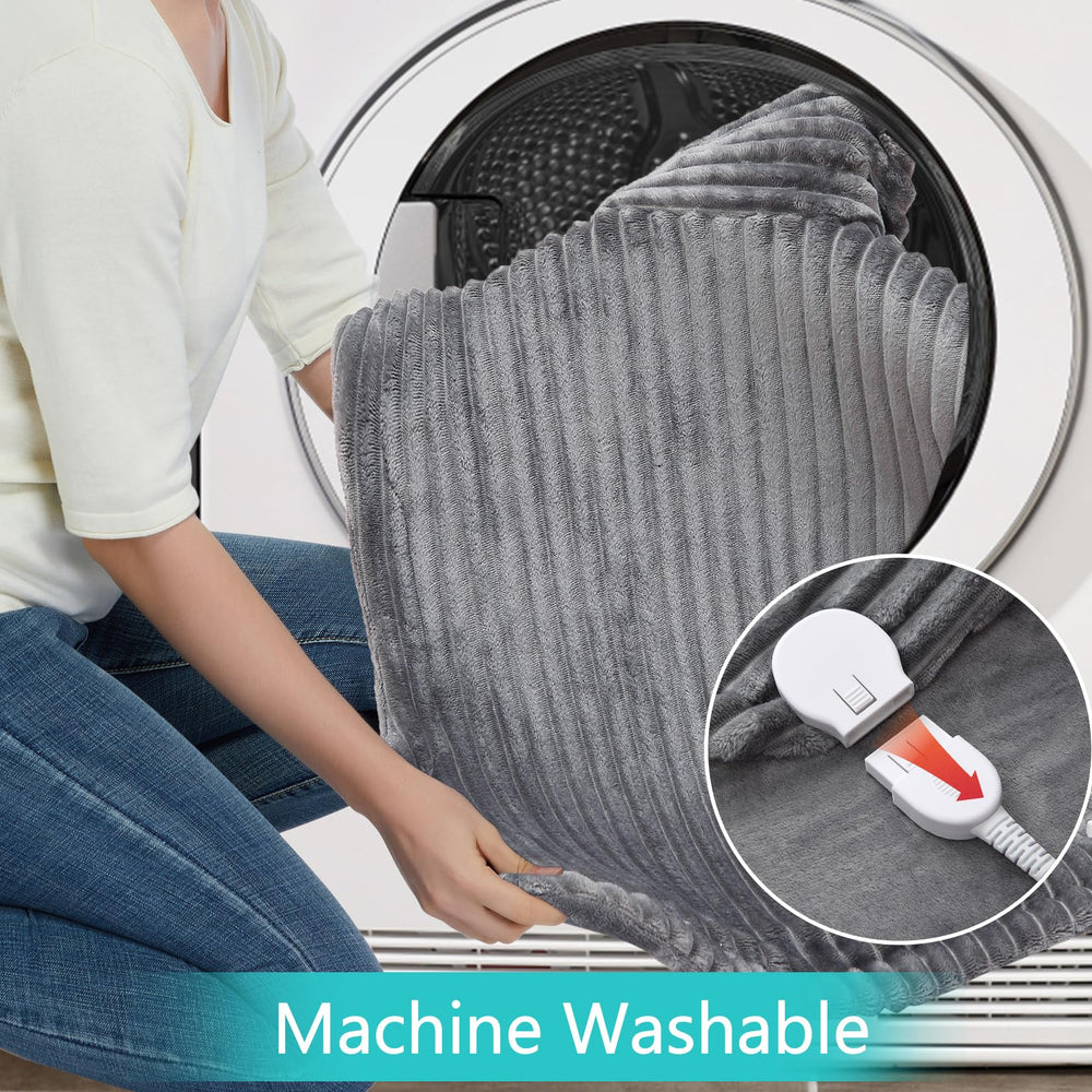 CAROMIO detachable controller simplifies machine washing after use.