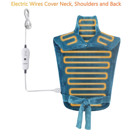 CAROMIO heating pad neck and shoulders with fast, comforting heat