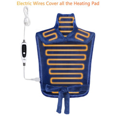 CAROMIO large full-body heat wrap delivers broad coverage for upper back and chest.
