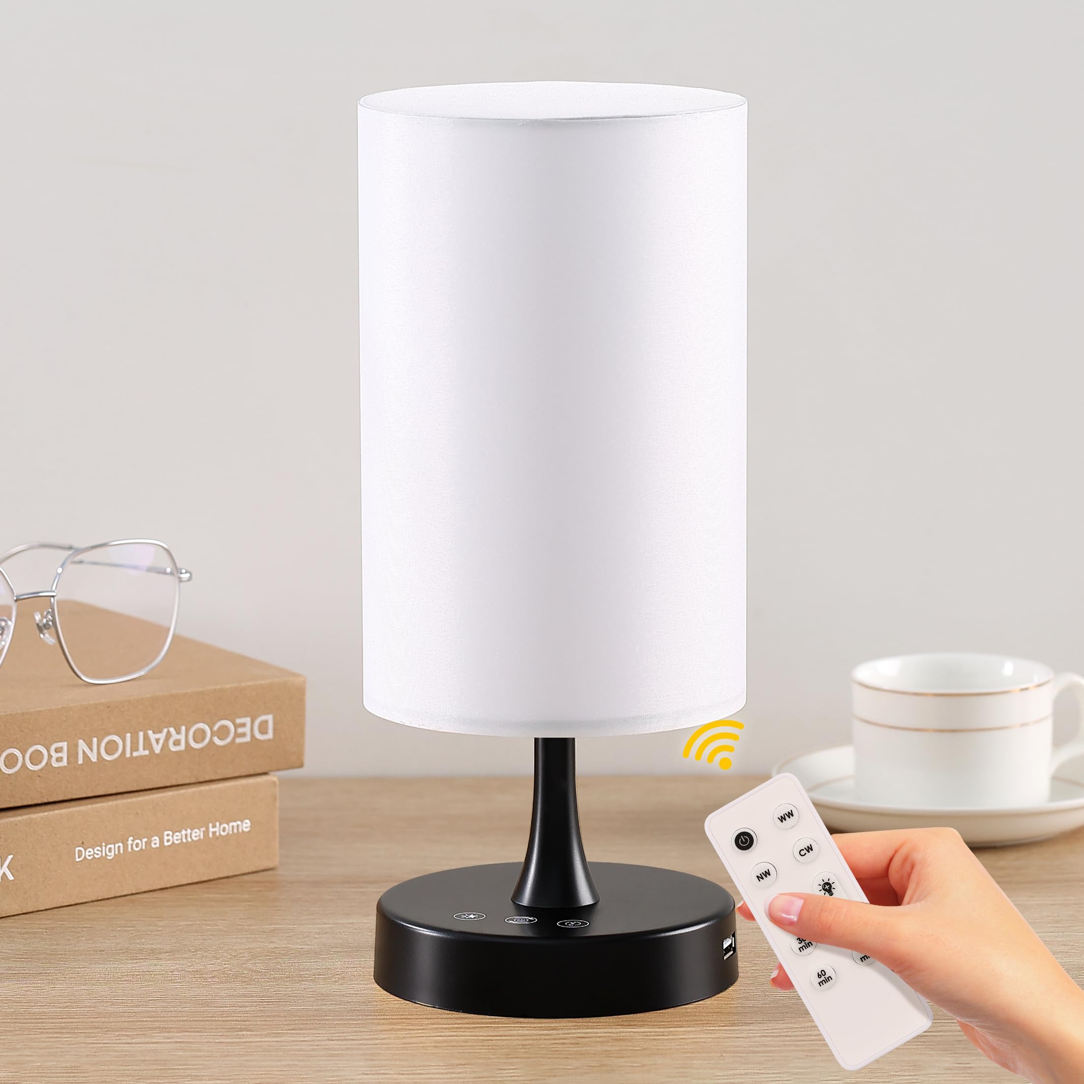 Caromolly lamp on desk setup for home office use