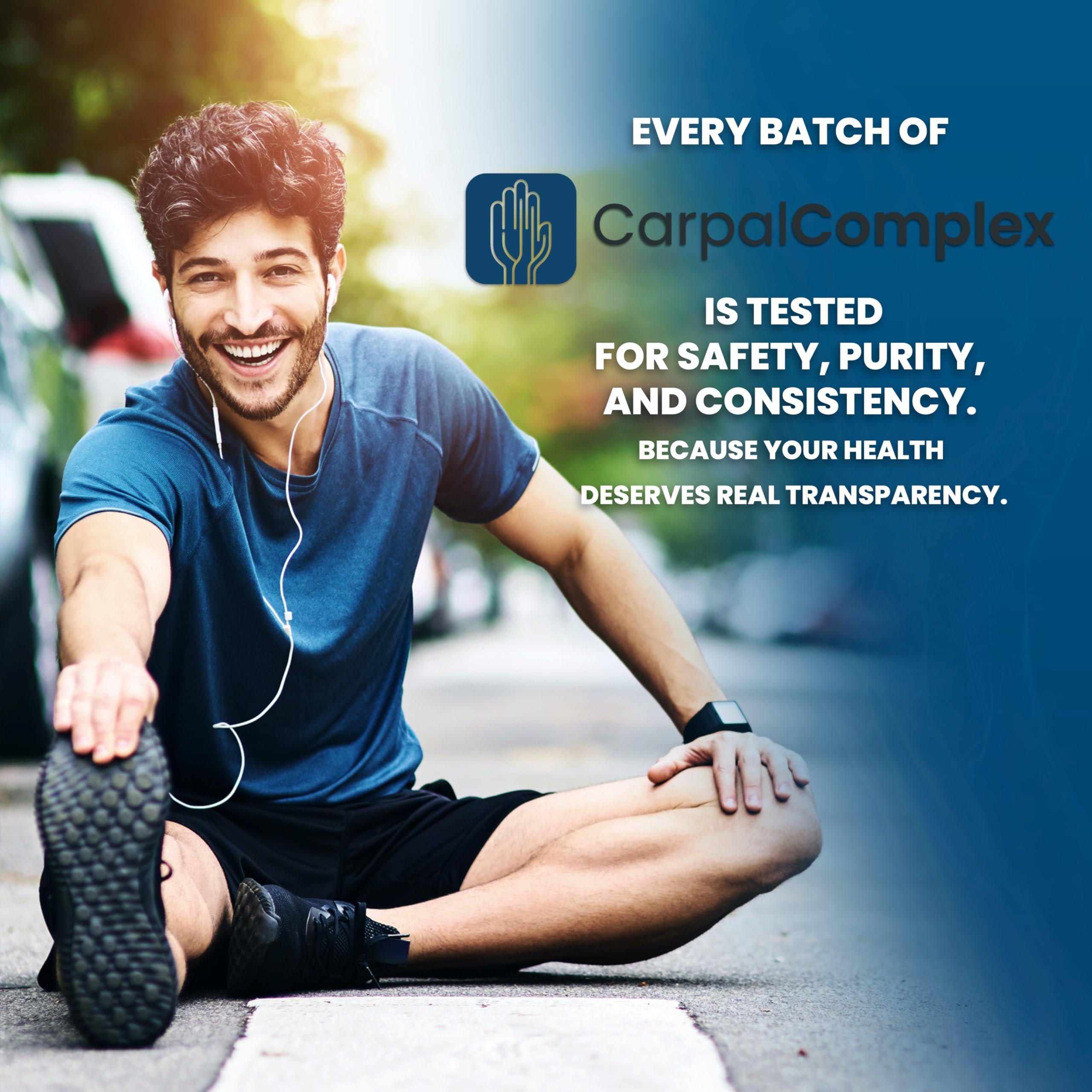 CarpalComplex quality seal image conveys safety and manufacturing standards.