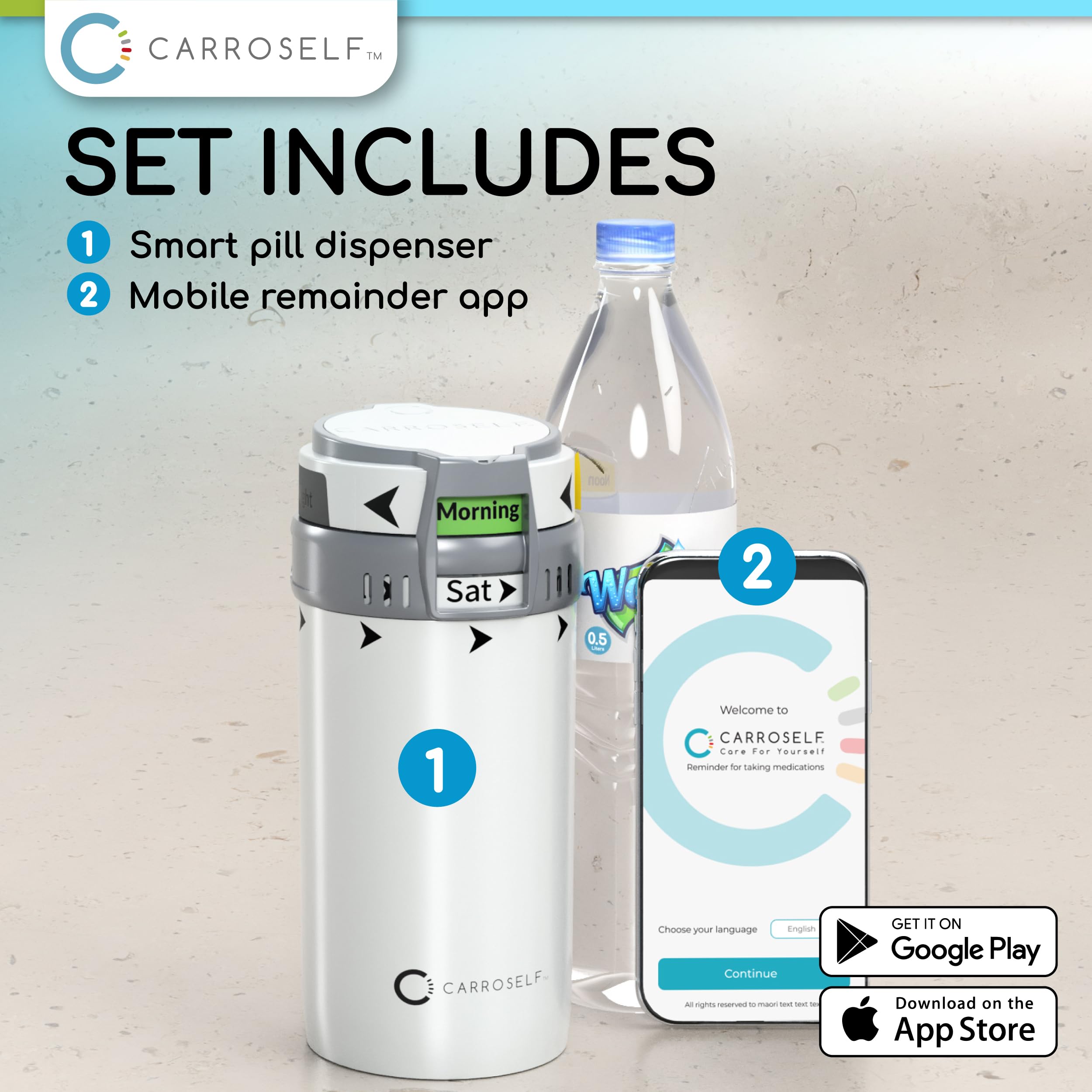 CARROSELF seniors-friendly-design supports independent use and caregiver coordination