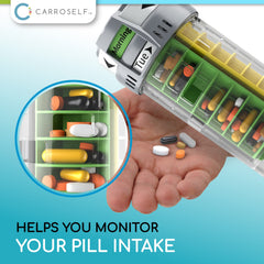 CARROSELF travel-friendly-organizer stays compact in bags and on the go