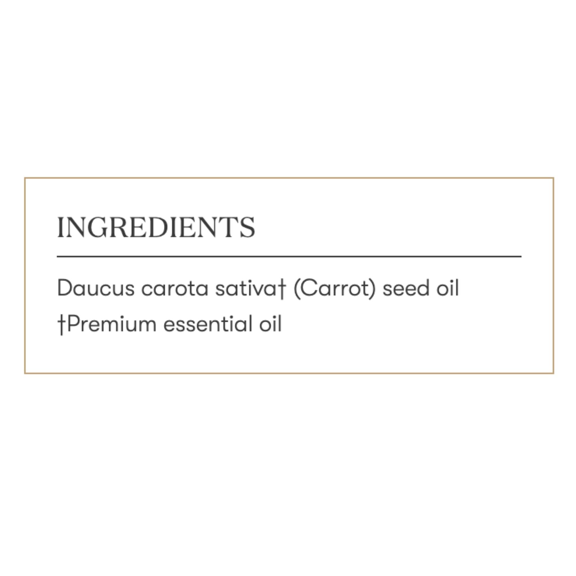 Pure Carrot Seed Oil 5 ml distilled for potency and purity in skincare.