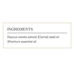 Pure Carrot Seed Oil 5 ml distilled for potency and purity in skincare.