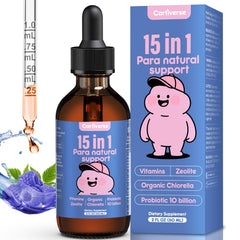 Cartiverse Parasite Cleanse bottle with dropper enables easy daily detox support.