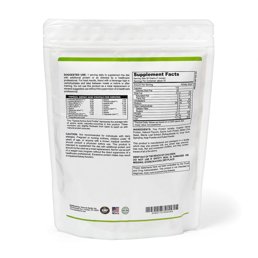 Casa de Sante GLP-1 support protein scoop ready to measure