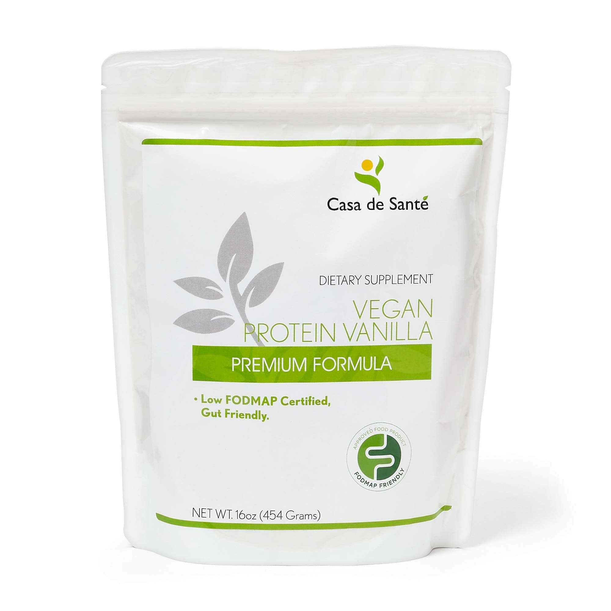 Casa de Sante Vanilla Protein Powder bottle for a creamy daily shake