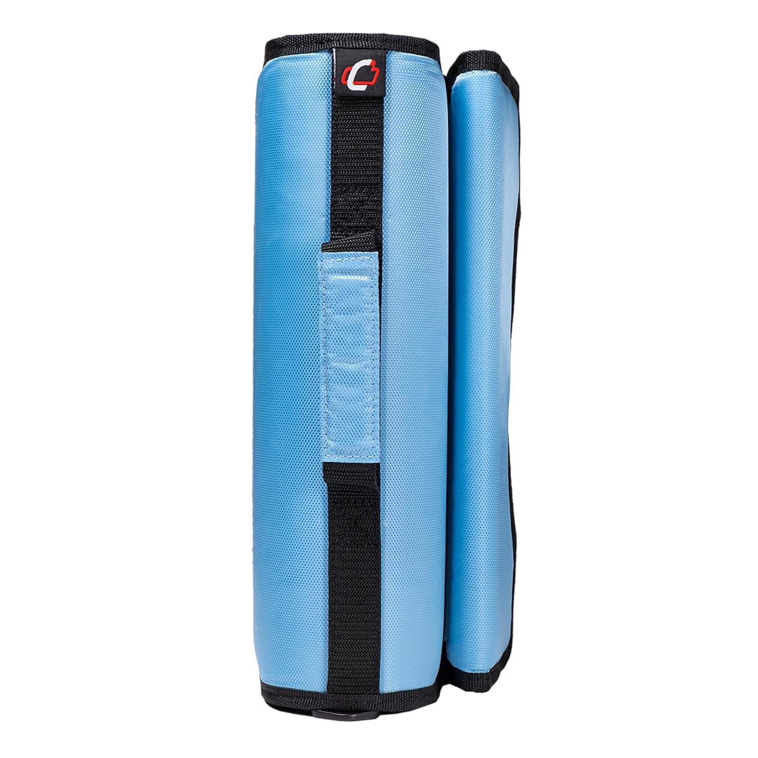 Case-It Med Manager elastic pill loops securely hold fifteen bottles for easy organization.