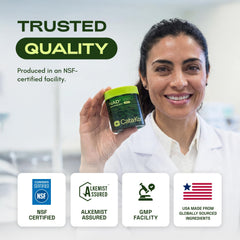 Cata-Kor NAD supplement manufacturing label highlighting USA production