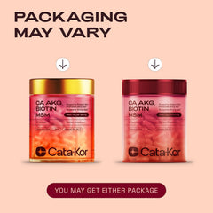Cata-Kor globally sourced ingredients label conveying quality.