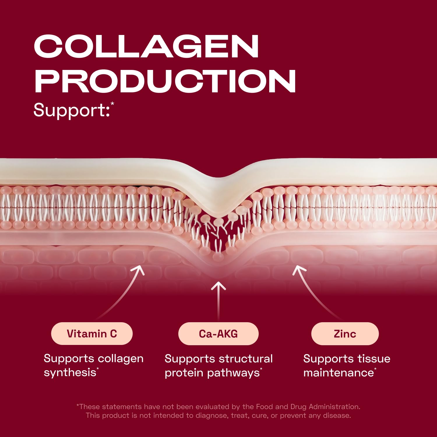 Cata-Kor hyaluronic acid capsules support daily skin hydration.