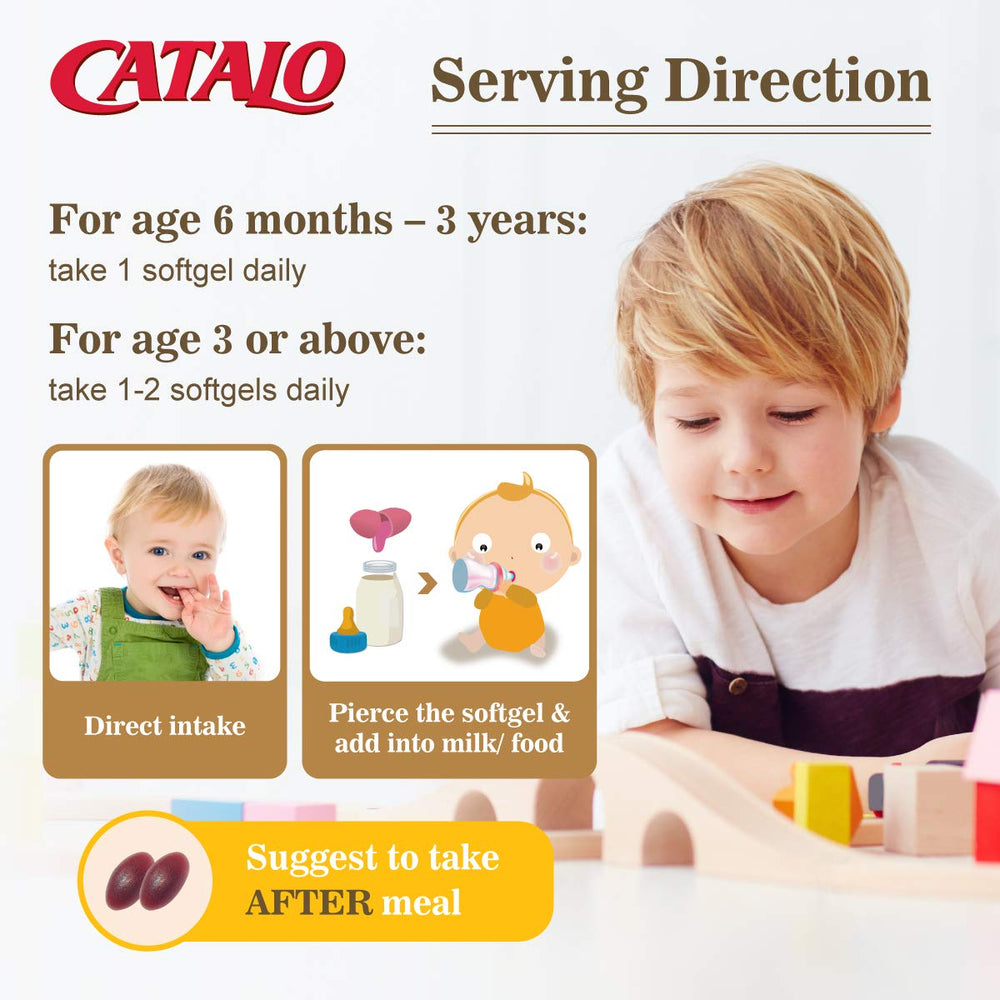 CATALO DHA supports kids during screen time with balanced nutrition.