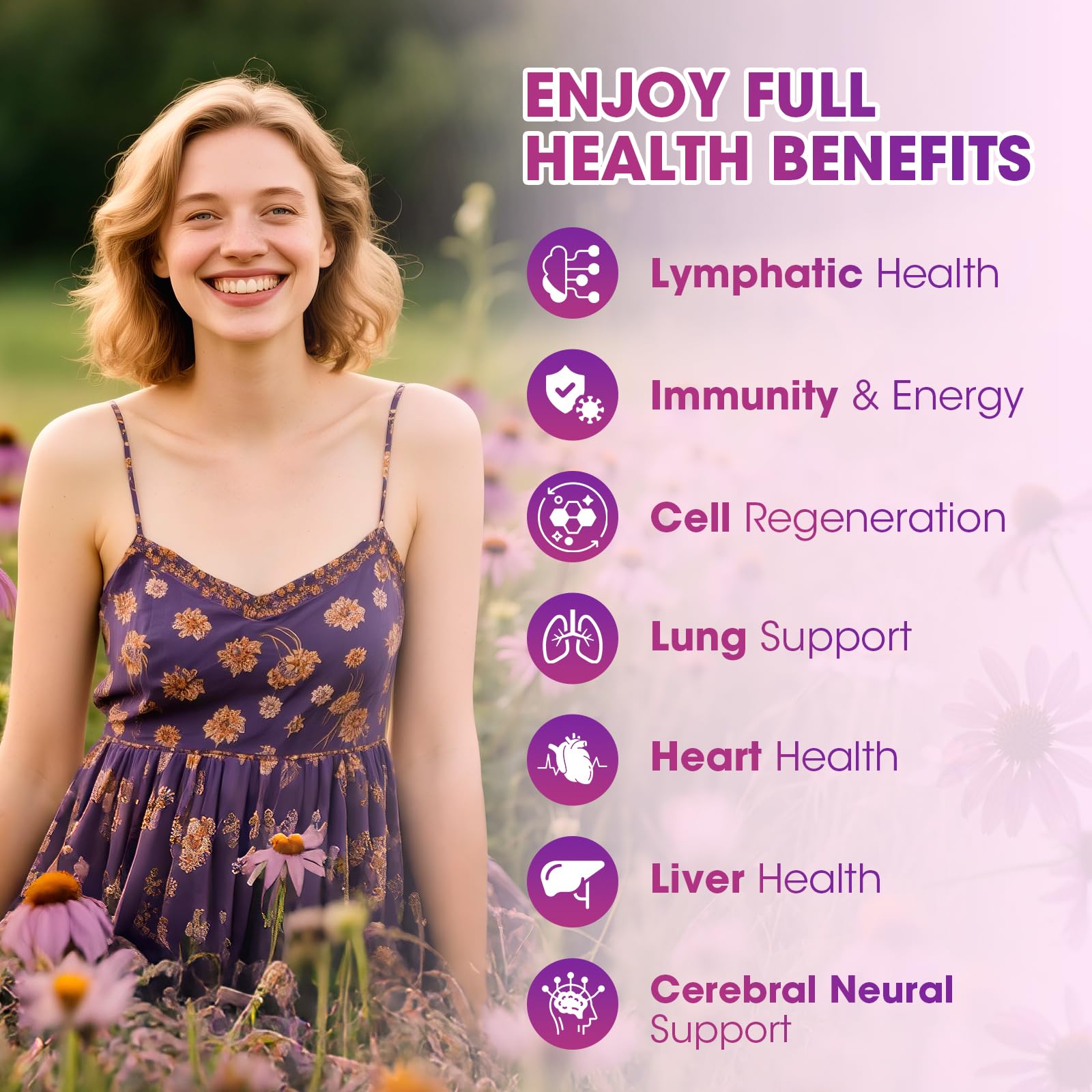 Catfit Lymphatic Drainage Drops label close-up with ingredients and non-GMO claim.