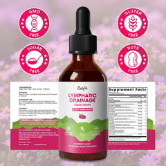 Catfit Lymphatic Drainage Drops use with a lymphatic massage routine.