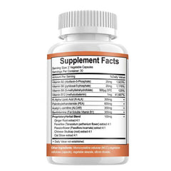 CAUDAN nerve support capsules packaging for easy daily use and routine.